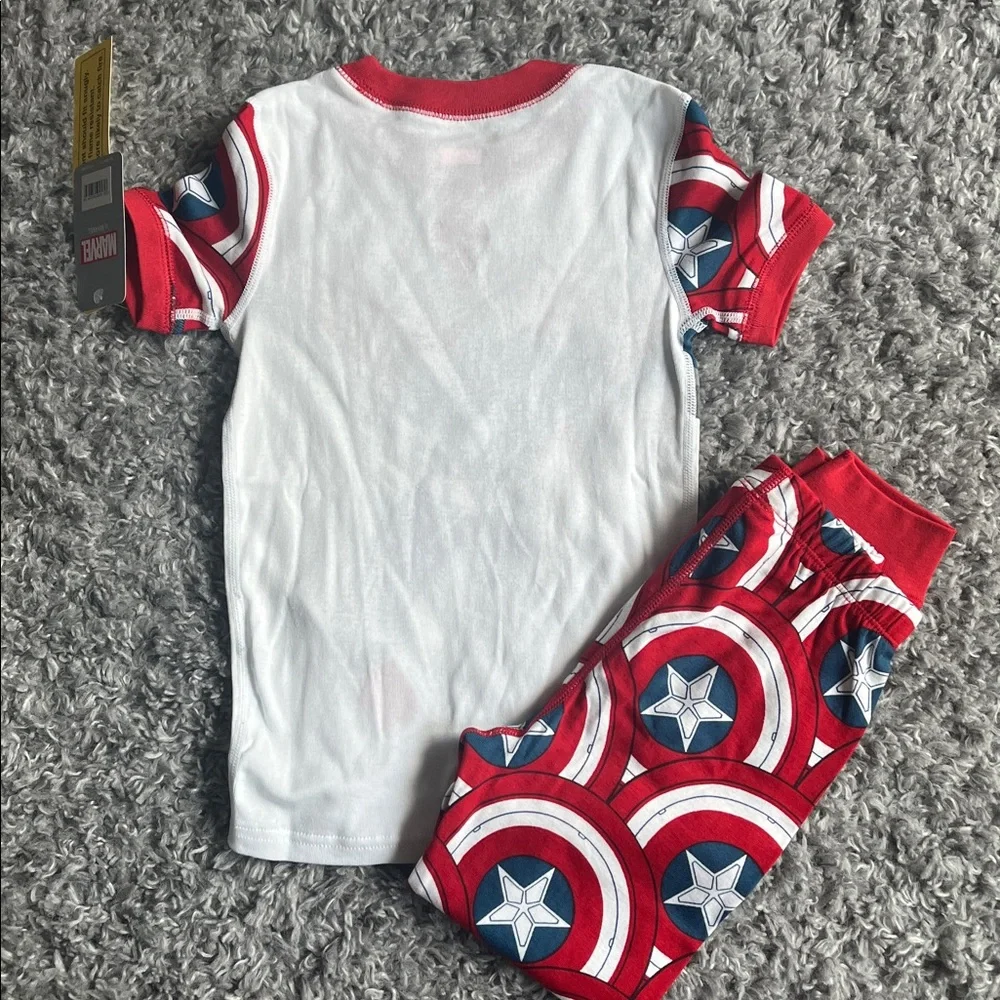 NWT - Captain America Sam Wilson PJ PALS for Kids - Size 5 - Picture 2 of 3